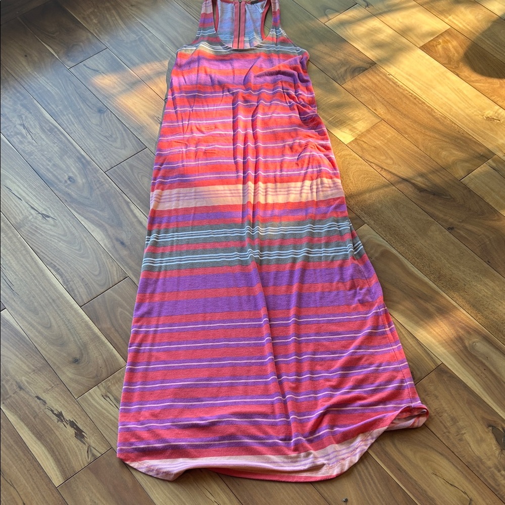 Poof! Colorful Striped Dress